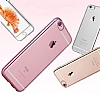 iPhone 6 Plus / 6S Plus Silver Kenarl effaf Rubber Klf - Resim: 3