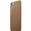 iPhone 6 Plus / 6S Plus Orjinal Kahverengi Deri Klf - Resim: 1