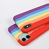 iPhone 6 Plus / 6S Plus Rainbow Lansman Krmz Silikon Klf - Resim: 6