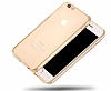 iPhone 6 Plus / 6S Plus Tam Koruma effaf Gold Rubber Klf - Resim: 2