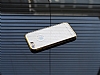 iPhone 6 Plus / 6S Plus Gold Metal Kenarl Desenli Kristal Klf - Resim: 2