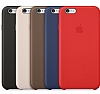 iPhone 6 Plus / 6S Plus Orjinal Siyah Deri Klf - Resim: 4