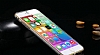 iPhone 6 Plus / 6S Plus Silver Metal Kenarl Kristal Klf - Resim: 1