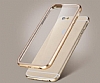 iPhone 6 Plus / 6S Plus Silver Metal Kenarl Kristal Klf - Resim: 3