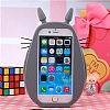iPhone 6 Plus / 6S Plus Totoro Mavi Silikon Klf - Resim: 1