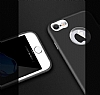 iPhone 7 Metal Kamera Korumal Siyah Silikon Klf - Resim: 1
