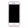 iPhone 7 / 8 Granit Grnml Beyaz Silikon Klf - Resim: 1