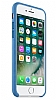 iPhone 7 / 8 Orjinal Sea Blue Deri Klf - Resim: 1
