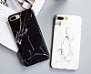iPhone 7 Plus / 8 Plus Parlak Granit Grnml Siyah Silikon Klf - Resim: 3