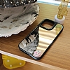 iPhone 7 Plus / 8 Plus Sevimli Tavan Figrl Aynal Silver Rubber Klf - Resim: 4