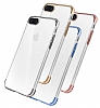 iPhone 7 Plus / 8 Plus Gold ereveli effaf Silikon Klf - Resim: 7