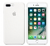 iPhone 7 Plus / 8 Plus Orjinal Beyaz Silikon Klf - Resim: 2