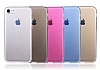 iPhone 7 / 8 Ultra nce effaf Pembe Silikon Klf - Resim: 1