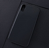 iPhone X / XS Mat Siyah Silikon Klf - Resim: 1