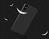 iPhone X / XS Mat Siyah Silikon Klf - Resim: 3