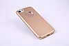 iPhone SE / 5 / 5S Metal Kamera Korumal Rose Gold Silikon Klf - Resim: 1