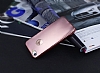 iPhone SE / 5 / 5S Metalik Pembe Silikon Klf - Resim: 2