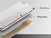 iPhone SE / 5 / 5S Simli Silver Silikon Klf - Resim: 2
