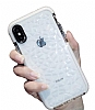 iPhone X / XS Prizma effaf Mor Silikon Klf - Resim: 2