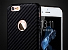 JLW iPhone 6 Plus / 6S Plus Karbon Siyah Rubber Klf - Resim: 2