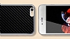 JLW iPhone 6 Plus / 6S Plus Silikon Kenarl Karbon Siyah Rubber Klf - Resim: 9