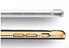 Joyroom Blade Series iPhone 6 / 6S Metalik Kenarl Silver Silikon Klf - Resim: 2