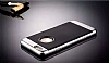 Joyroom Blade Series iPhone 6 / 6S Metalik Kenarl Silver Silikon Klf - Resim: 5