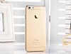 Joyroom Crystal Clear iPhone 6 Plus / 6S Plus Ultra nce effaf Gold Rubber Klf - Resim: 5
