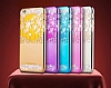 Joyroom Flower iPhone 6 / 6S Tal Gold Rubber Klf - Resim: 6