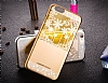 Joyroom Flower iPhone 6 / 6S Tal Gold Rubber Klf - Resim: 5