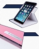 Joyroom Impression iPad Air 2 360 Derece Dner Standl Su Yeili Deri Klf - Resim: 6