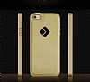 Joyroom iPhone SE / 5 / 5S Duke Deri Dolgulu Gold Rubber Klf - Resim: 2