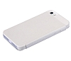 Baseus iPhone SE / 5 / 5S Pencereli nce Kapakl Beyaz Deri Klf - Resim: 4