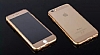 Joyroom iPhone 6 / 6S 360 Derece Tam Koruma Gold Silikon Klf - Resim: 11