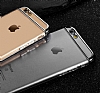 Joyroom iPhone 6 / 6S Silver Kenarl effaf Rubber Klf - Resim: 8