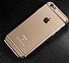 Joyroom iPhone 6 / 6S Silver Kenarl effaf Rubber Klf - Resim: 1