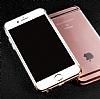Joyroom iPhone 6 / 6S Gold Kenarl effaf Rubber Klf - Resim: 7
