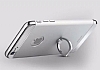 Joyroom iPhone 6 / 6S Selfie Yzkl Metal Silver Rubber Klf - Resim: 7