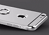 Joyroom iPhone 6 / 6S Selfie Yzkl Metal Silver Rubber Klf - Resim: 1