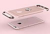 Joyroom iPhone 6 / 6S Selfie Yzkl Metal Silver Rubber Klf - Resim: 6