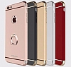 Joyroom iPhone 6 / 6S Selfie Yzkl Metal Silver Rubber Klf - Resim: 10