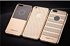 Joyroom iPhone 6 / 6S Metalik Gold effaf Rubber Klf - Resim: 7