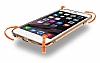 Joyroom iPhone 6 / 6S Metalik Gold effaf Rubber Klf - Resim: 1
