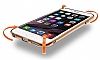 Joyroom iPhone 6 Plus / 6S Plus Nokta Desenli Dark Silver Rubber Klf - Resim: 8