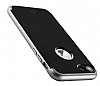 Joyroom iPhone 7 Silver Kenarl Karbon Silikon Klf - Resim: 1