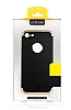 Joyroom iPhone 7 Dark Silver Kenarl Karbon Silikon Klf - Resim: 5