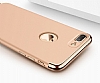 Joyroom iPhone 7 Plus 3 in 1 Gold Rubber Klf - Resim: 3