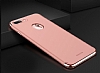 Joyroom iPhone 7 Plus 3 in 1 Rose Gold Rubber Klf - Resim: 7