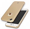 Joyroom iPhone 7 Plus Tam Kenar Gold Rubber Klf - Resim: 3