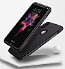 Joyroom iPhone X / XS 360 Derece Koruma Siyah Rubber Klf - Resim: 2